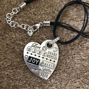Brighton Jewelry - 💕Brighton Heart Message Necklace💕 Brighton Jewelry - 💕Brighton Heart Message Necklace💕